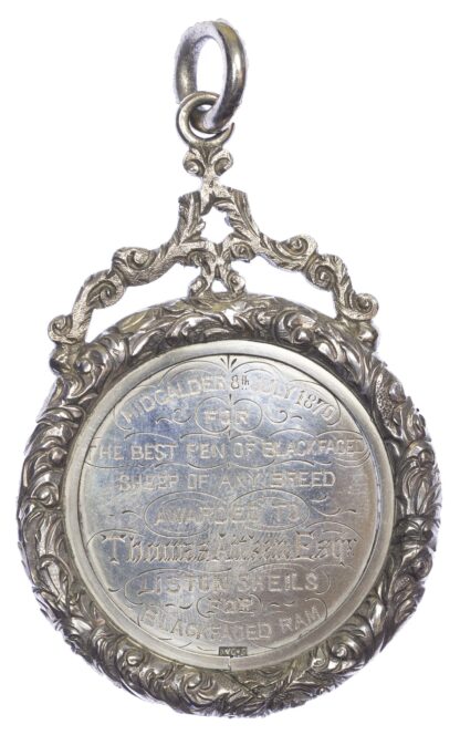 Scotland, Western District of Midlothian Agricultural Association, AR prize medal