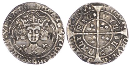 Henry VI (1422-61) Groat, Pinecone-Mascle issue, Calais