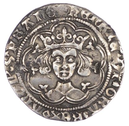 Henry VI (1422-61) Groat, Pinecone-Mascle issue, Calais