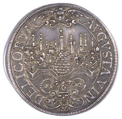 Germany, Augsburg, silver Reichstaler, 1642, with the title of Emperor Ferdinand III