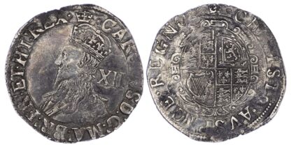 Charles I (1625-1649), Shilling, Tower mint, Group D, type 3a