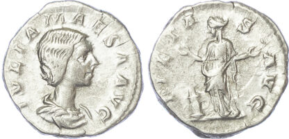 Julia Maesa (Grandmother of Elagabalus), Silver Denarius