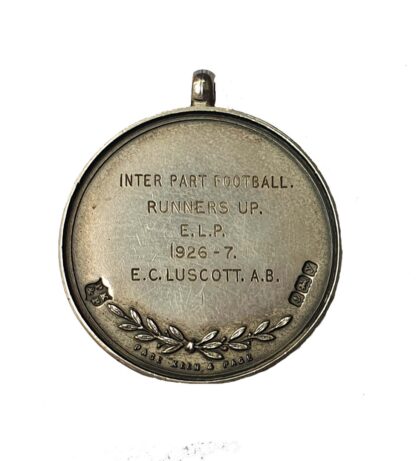 H.M.S. Hood Sports Medal, awarded to Able Seaman E.C. Luscott