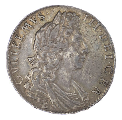 William III (1694-1702), Halfcrown, 1697 NONO, Exeter mint