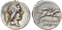 L. Calpurnius Piso, Silver Denarius