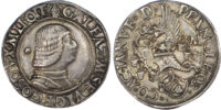 Italy, Milan, Galeazzo Maria Sforza (1466-1476), silver Testone