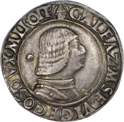 Italy, Milan, Galeazzo Maria Sforza (1466-1476), silver Testone