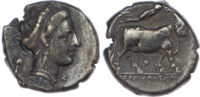 Neapolis, Silver Didrachm