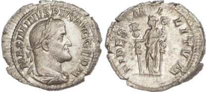 Maximinus Thrax, Silver Denarius