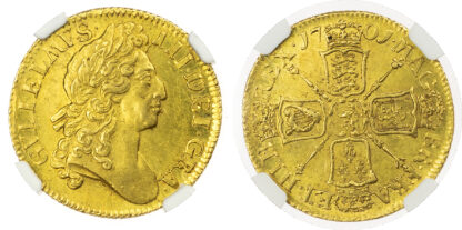 1701 William III Guinea NGC MS62