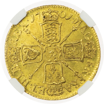 1701 William III Guinea NGC MS62