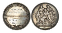 France, École Nationale des Beaux-Arts, Silver Prize Medal 1894-95 to Edgar Maxence (Symbolist Painter)