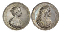 Charles II (1660-1685), Marriage of Charles II and Catherine of Braganza, 1662, Silver Medal