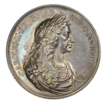 Charles II (1660-1685), Marriage of Charles II and Catherine of Braganza, 1662, Silver Medal