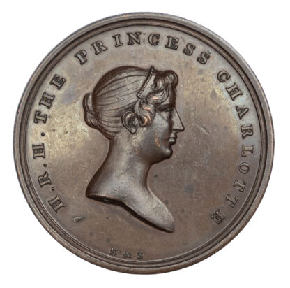 Death of Princess Charlotte, 1817, AE Memorial Medal