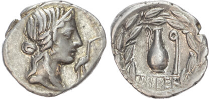 Q. Caecilius Metellus Pius, Silver Denarius