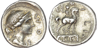 M. Aemilius Lepidus, Silver Denarius