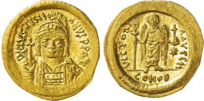 Justinian, Gold Solidus