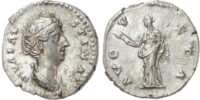 Diva Faustina, Silver Denarius