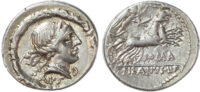 D. Silanus, Silver Denarius