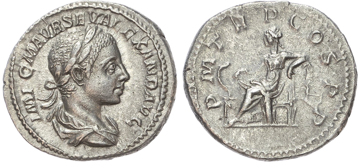 Severus Alexander, Silver Denarius