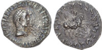 Kings of Baktria, Hermaios, with Kalliope, Silver Drachm