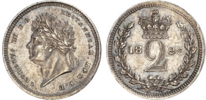 George IV (1820-1830) Maundy Set, 1827, Fourpence, Threepence, Twopence, Penny