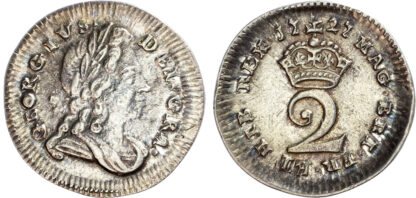 George I (1714-1727) Maundy Set, 1727, Fourpence, Threepence, Twopence, Penny