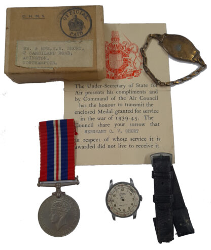 A Casualty Medal to Sergeant Colin Vernon Short