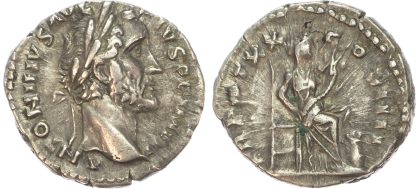 Antoninus Pius, Silver Denarius