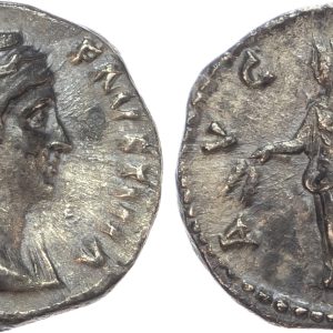 Diva Faustina I (Wife of Antoninus Pius), Silver Denarius