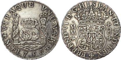 Mexico, Ferdinand VI, silver 8 Reales, 1759