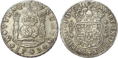 Mexico, Ferdinand VI, silver 8 Reales, 1749