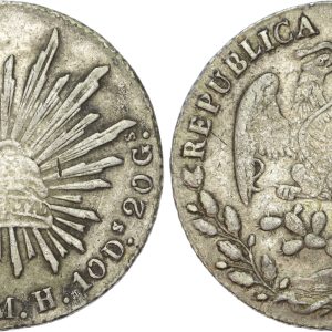 Mexico, Republic, silver 8 Reales, 1885