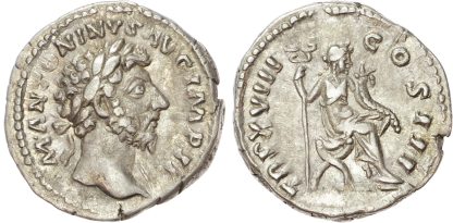 Marcus Aurelius, Silver Denarius