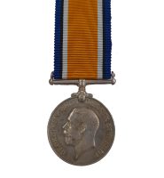 The British War Medal awarded to Major David Garrick Wishart