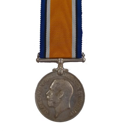 The British War Medal awarded to Major David Garrick Wishart