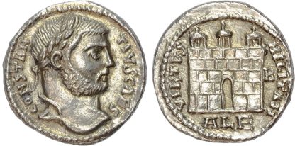 Constantius I, as Caesar Silver Argenteus